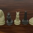 untitled.jpg Ancient Egypt Chess Pieces 3D Print OBJ 3MF