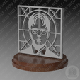 Dwight_003.png Dwight Schrute The Office Stained Glass Styled Decorative Ornament