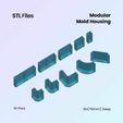 Modular-Mold-Housing.jpg Modular Mold Housing  (3in-76mm Deep) 12 Interchangable Master Parts - Adjustable Size