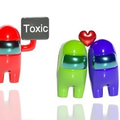 toxic.jpg Archivo OBJ Entre nosotros San Valentín- amor toxico・Diseño imprimible en 3D para descargar