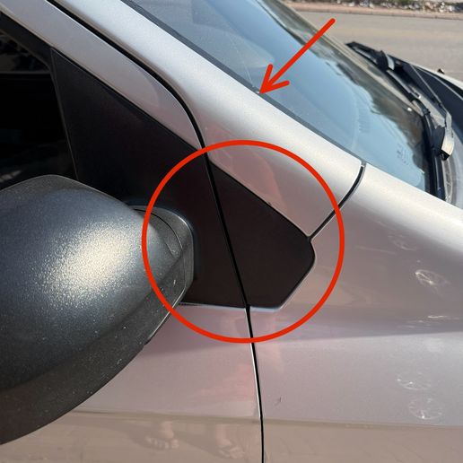 Hyundai getz mirror triangle cover 86181-1c000