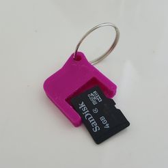 20160220_184632.jpg 3D-Datei Micro SD/Micro Sim Holder Keychain kostenlos・3D-Druck-Modell zum herunterladen