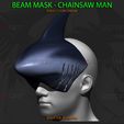 01.jpg Beam Mask - ChainsawMan Cosplay