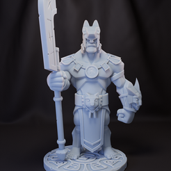 front.png Archivo STL Anum Guerrero egipcio・Objeto de impresión 3D para descargar