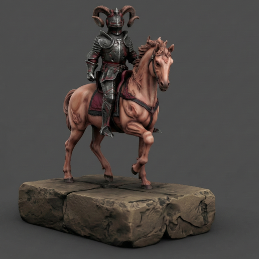 Berith Goetia Demon STL Statue