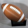 Football-STL-11.jpg Fichiers STL de football réaliste grandeur nature et support - NO AMS - LICENCE COMMERCIALE