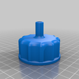 CanisterCap9mm.png Huenersdorff Canister Cap with Tube Fitting