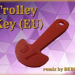 Trolley_Key.jpg Télécharger fichier STL gratuit Clé de chariot (EU) • Design imprimable en 3D, bkbilly