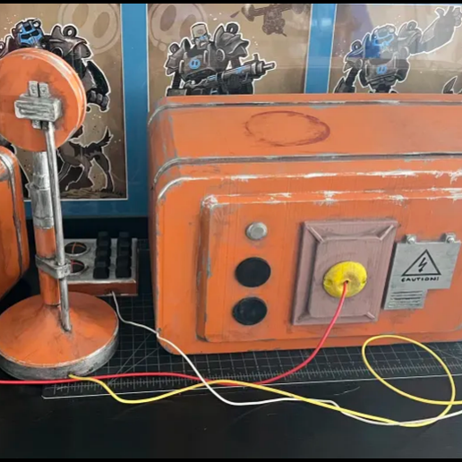 🤴 Fallout Radiation King HAM Radio・ STL File for 3D printing・Cults