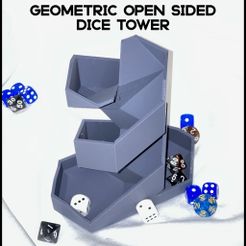 a2cbd7da-8fa4-4711-94d1-3d8590d18172.jpg Open Sided Geometric Dice Tower & Catch Tray