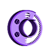 Ring-Gear-Cut101ws.stl Jet Engine Component (10-1): Air Starter, Axial Turbine type, Cutaway