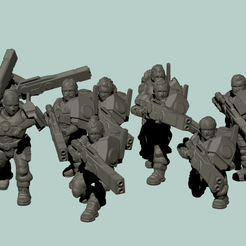 122168325_989212304879532_4077064847727354630_n.png 3D file Space communist human auxiliary Rifle infantry squad・3D printer model to download, downtown3d