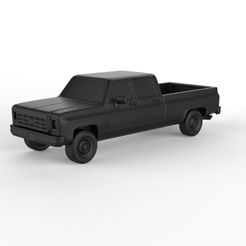 Chevrolet-K30-CrewCab-1979.jpg 3D file Chevrolet K30 CrewCab 1979 (PRE-SUPPORTED)・3D printable model to download