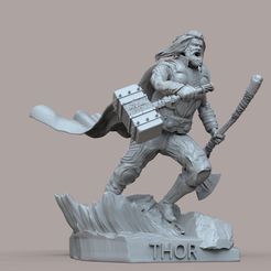 THOR-STL-3D.jpg Free 3D file THOR STL・Object to download and to 3D print