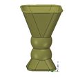 vase32-08.jpg vase cup vessel v32 for 3d-print or cnc