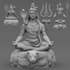 1.png Fichier STL Shiva・Modèle à imprimer en 3D à télécharger