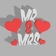 MrMrs-Cover.png Mr & Mrs, hearts, neon sign, lightbox, love, wedding, Valentine's Day