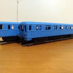 1.jpg 3D file Russian metro cars 81-717 and 81-714 (scale 1/87)・3D printer model to download