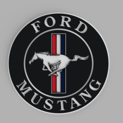 tinker.png Ford Mustang Logo Coaster