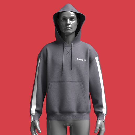 👗 Hombres Moda Sudadera con capucha Marvelous Clo3d obj