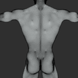 11.png Male Body Base Mesh T-Pose