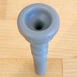 Amati-Kraslice-A51-3D-print-3.jpg Amati-Kraslice A51 natural trumpet/bugle mouthpiece 3D rendering