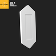 8.png 3D file Boba Fett - Chest Plate Diamond (Only) - 3D model - STL (digital download)・Model to download and 3D print