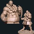 moine-zbrush-zoom.jpg STL file Monk Warrior / Moine Guerrier・3D printer model to download