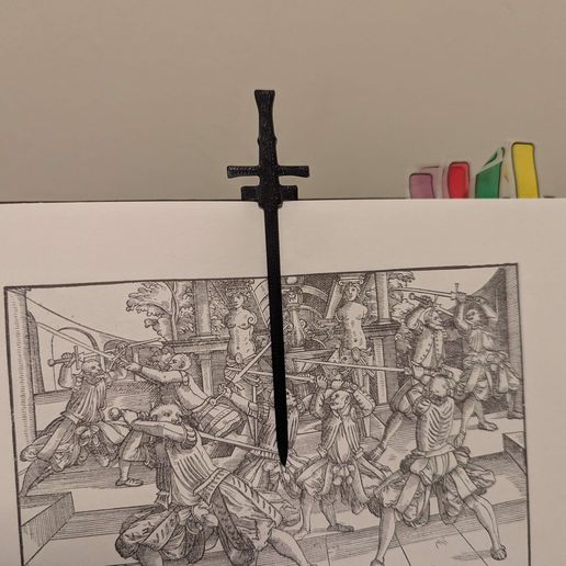 PXL_20250703_043131705.jpg Sword Bookmarks - Longsword, Rapier & Messer