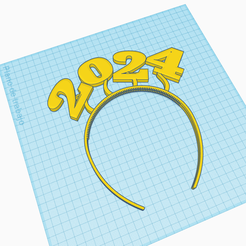 Free 3D file Headband Future mom 2023 🔮・3D printable model to  download・Cults