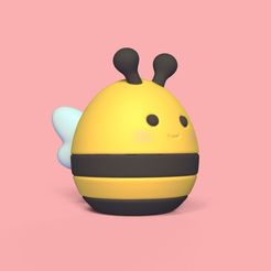 3D file Cartoon Bee・Template to download and 3D print・Cults