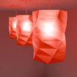 lamp-shade-hexagonal-twirl-cylinder-09.png Ceiling Light Shade - Hexagonal Twirl Cylinder Lamp Sheld