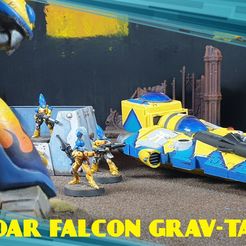 122232694_864754637393038_4563445081874719931_n.jpg Free STL file Eldar Falcon Grav Tank Original・3D printable object to download
