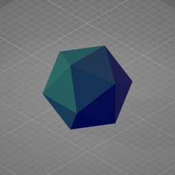 icosahedron.png icosahedron, editable .stl .step .f3d