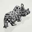 Rhinoceros in voronoi shape-A03.png Voronoi Rhino