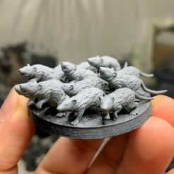 Thumbnail.jpg Free STL file Ravenous Rodent Swarms・Object to download and to 3D print