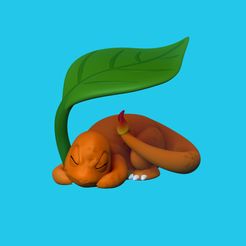 Charmander_taiced3d.jpg OBJ-Datei Charmander Pokemon・3D-druckbares Modell zum herunterladen
