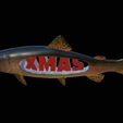 pstruh-solo-model-1-6.png xmas / christmas fish trout sculpture