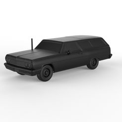 Chevrolet-Chevelle-Station-Wagon-2door-1964.jpg 3D file Chevrolet Chevelle Station Wagon 2door 1964 (PRE-SUPPORTED)・3D printer model to download
