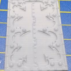 TOP HATCH rhino csm trims v26 - Type B.jpg Archivo STL Marines espaciales del caos. Adornos de la escotilla superior del rinoceronte (Tipo B)・Modelo de impresora 3D para descargar