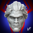 2099_render.png Archivo STL Spider Man 2099 Marvel leyendas cabeza・Modelo imprimible en 3D para descargar