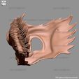 18.jpg Wolf Face Mask Cosplay - High Quality Details 3D print model