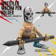 Head-01.jpg Wrestler Wacom Pen Holder
