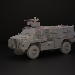 Bushmaster-RWS-1.png Fichier STL Bushmaster MRAP 2010・Design imprimable en 3D à télécharger