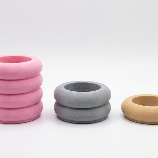 Minimalist Circular Organizer Kit - Organic Style (3 Sizes - No Stands)