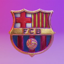 Render02.png Barcelona Emblem Magnet