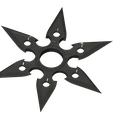 shuriken 6 branches.png Shuriken ninja star 6 branches