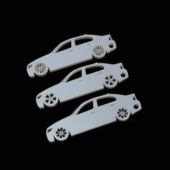 kola.png Файл STL Брелок для ключей BMW e90 седан・3D-печатный дизайн для загрузки