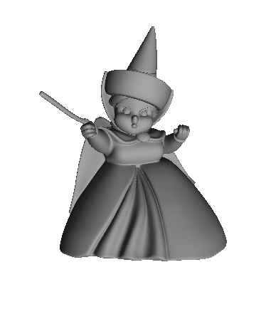 🧚 Blue Fairy Sleeping Beauty Disney・ STL File for 3D printing・Cults