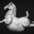 07.jpg Fat horse statue 3D Model
